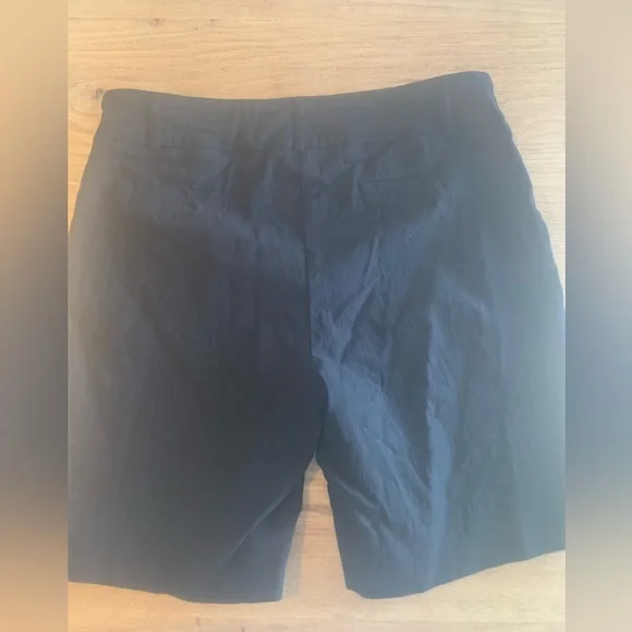 Hilary Radley Bermuda Shorts Black Stretch‎ Women’s Large Preloved - Picture 9 of 10